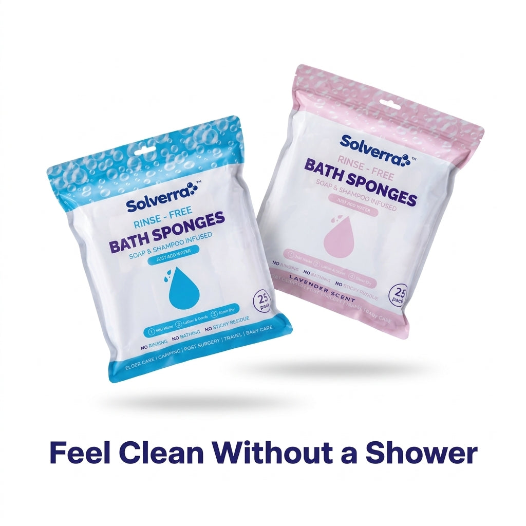 Rinse-Free Bath Sponges