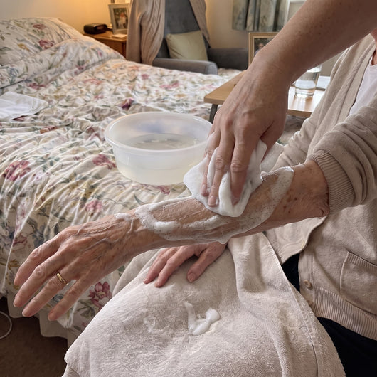 Rinse-Free Bath Sponges